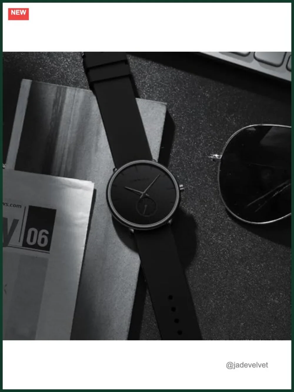 Ultra Thin Unisex Quartz Watch with Silicone Band & Water Resistance